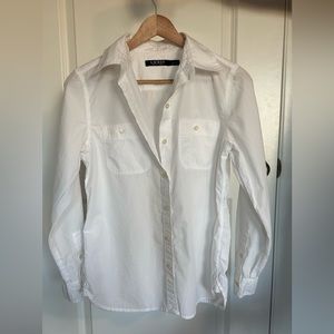 Ralph Lauren White Button Down Shirt